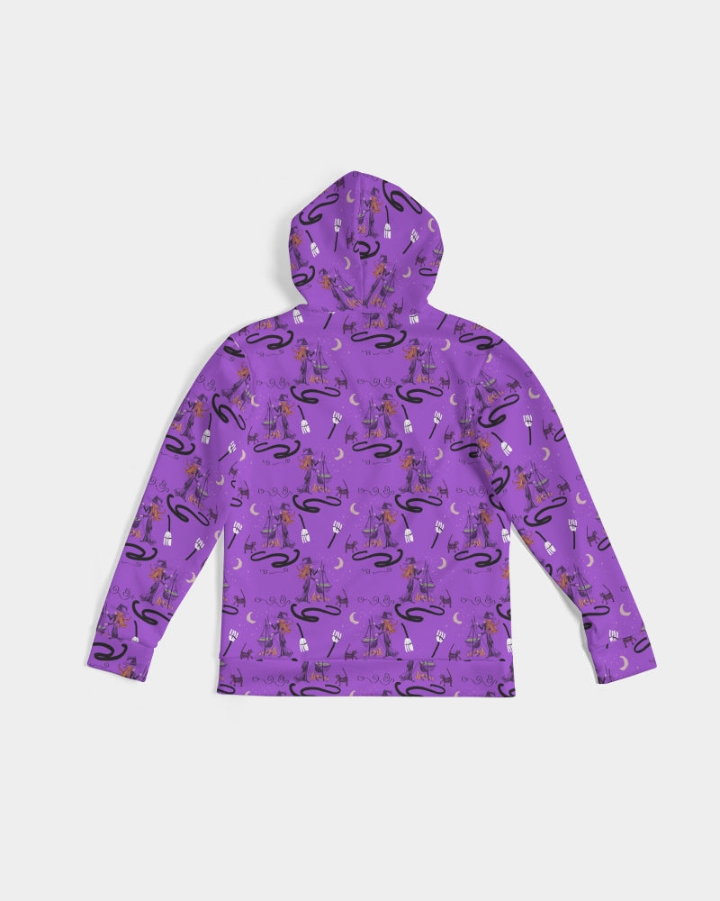 Witch Cat Cauldron Pattern Men's Hoodie