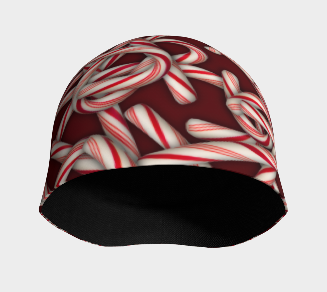 Candy Cane Collage Hat