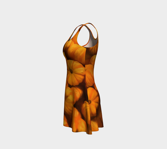 Pumpkins Flare Dress
