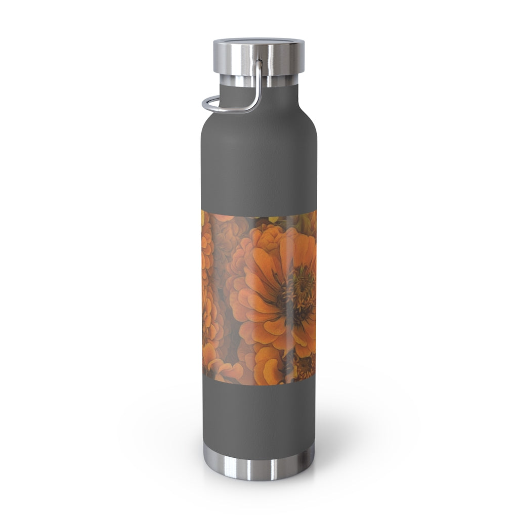 Yellow Zinnias 22oz Vacuum Insulated Bottle