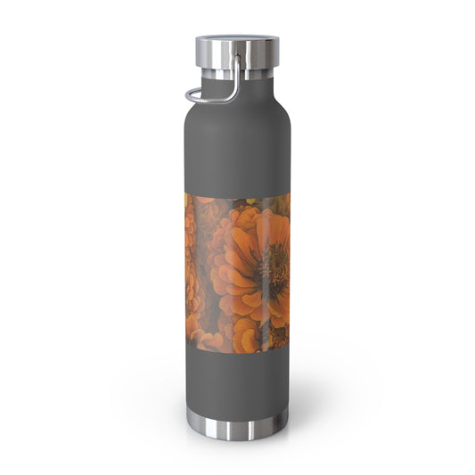 Yellow Zinnias 22oz Vacuum Insulated Bottle
