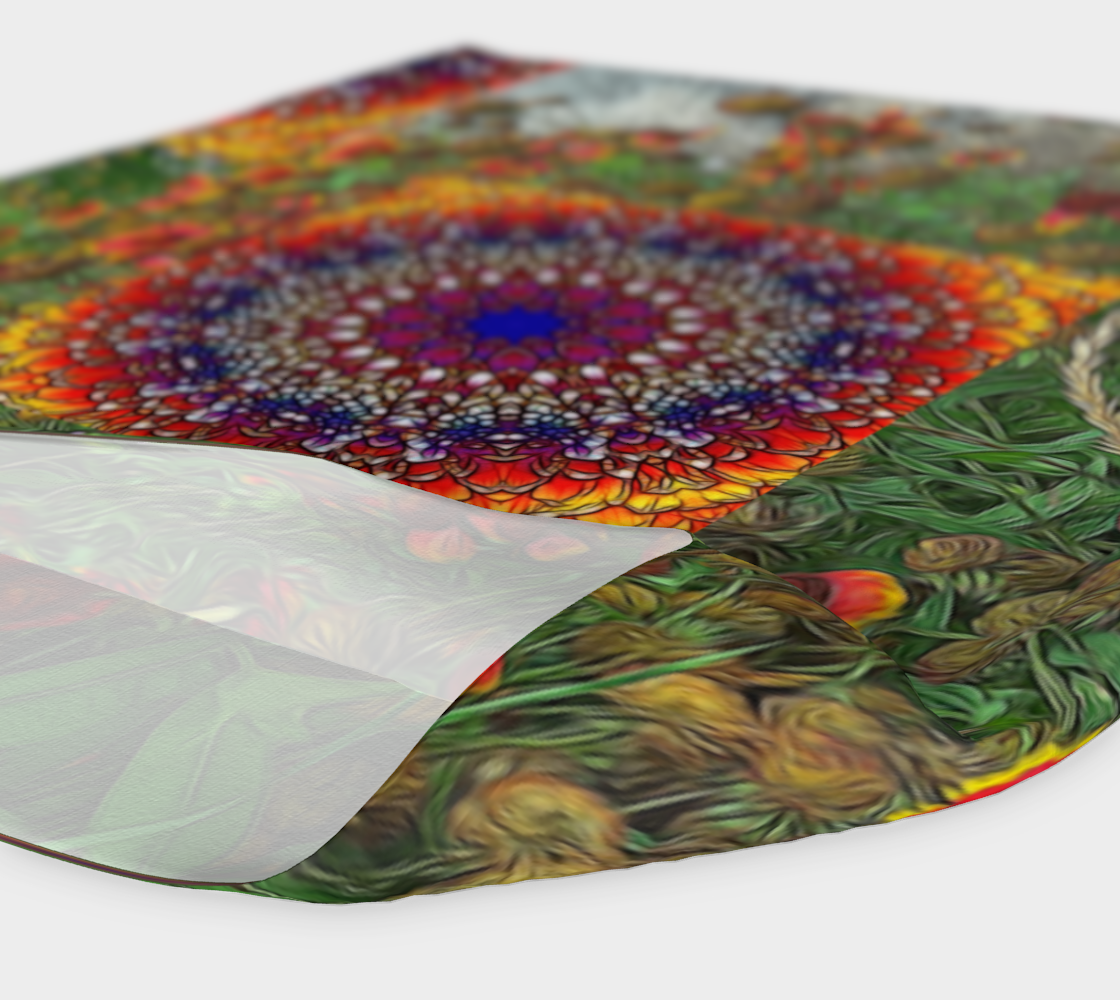Orange Flower Garden Headband