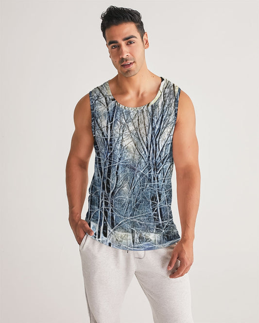 4 Oclock Winter Landscape Men's Sports Tank