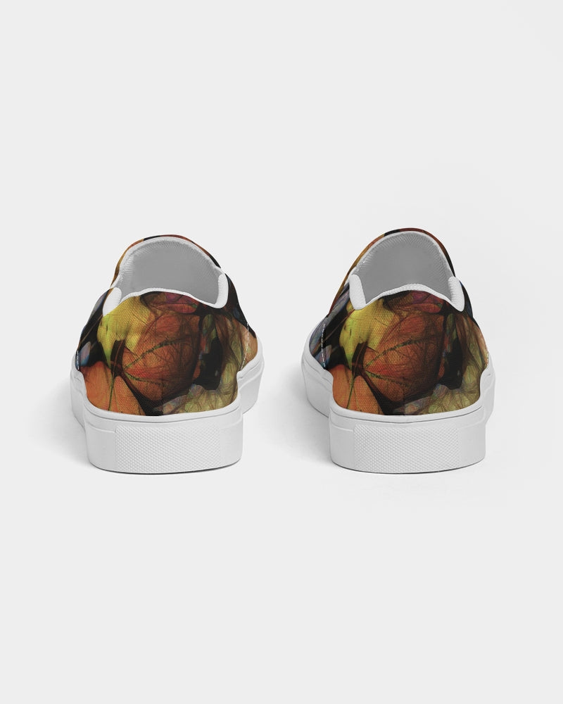 Mid October Leaves Women's Slip-On Canvas Shoe