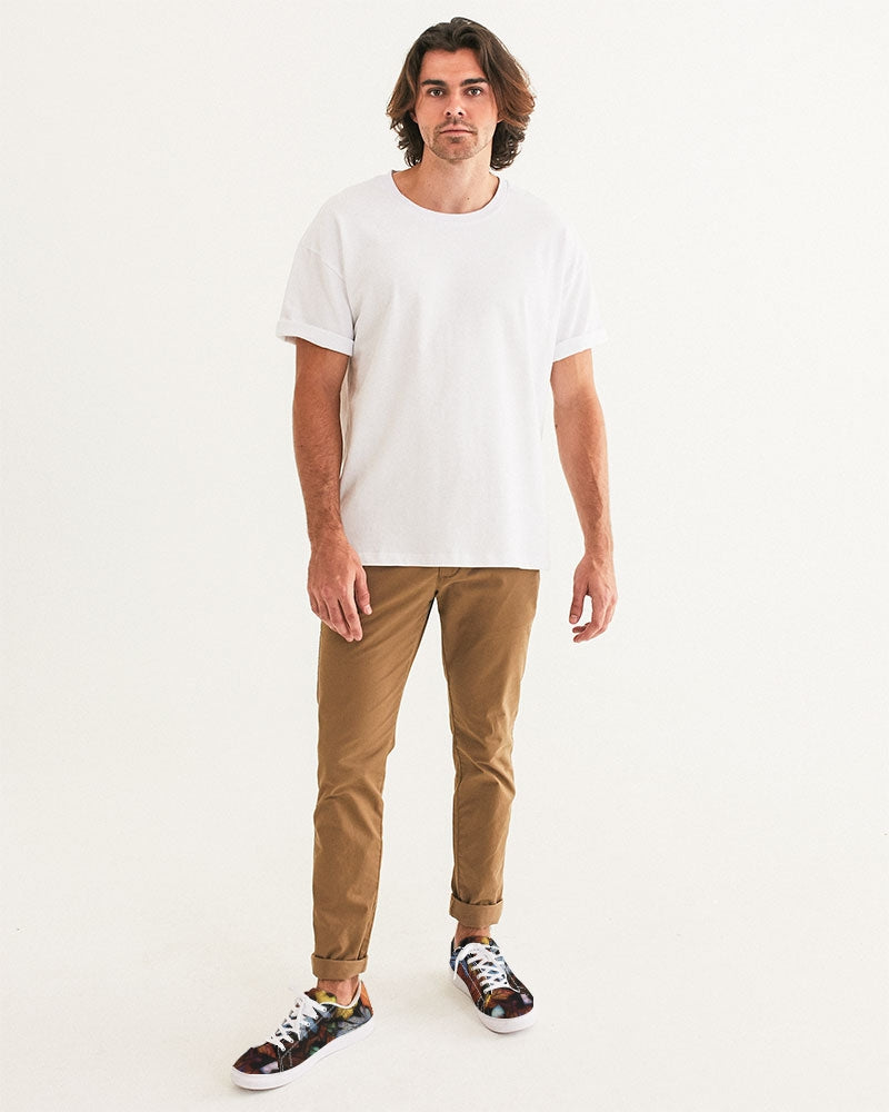 Mid October Leaves Men's Faux-Leather Sneaker