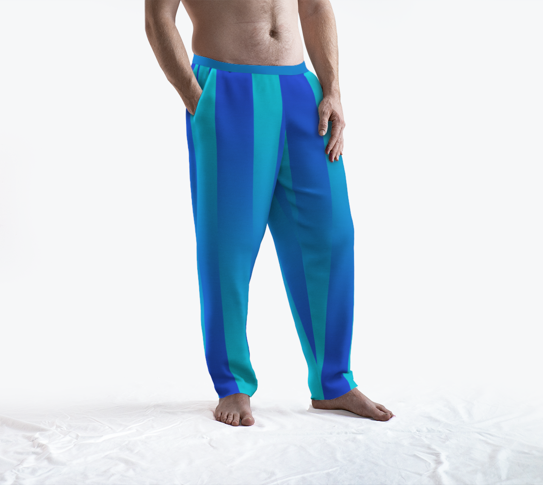 Soft Blend Blue Stripe Lounge Pants
