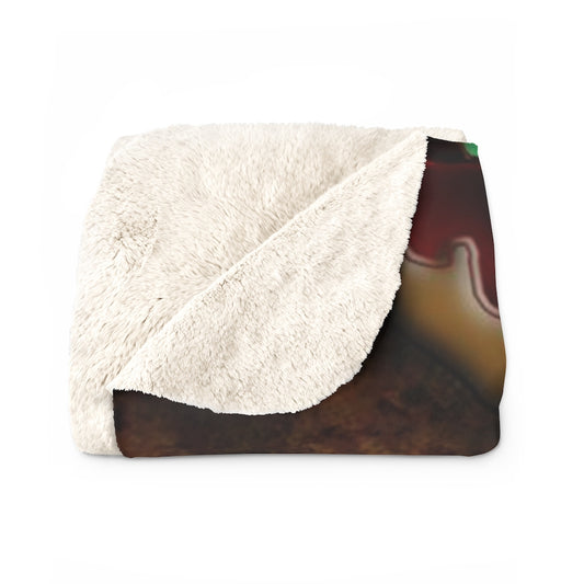 Caramel Apples Sherpa Fleece Blanket