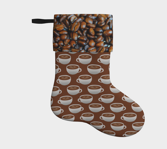 Coffee on Coffee Holiday Stocking