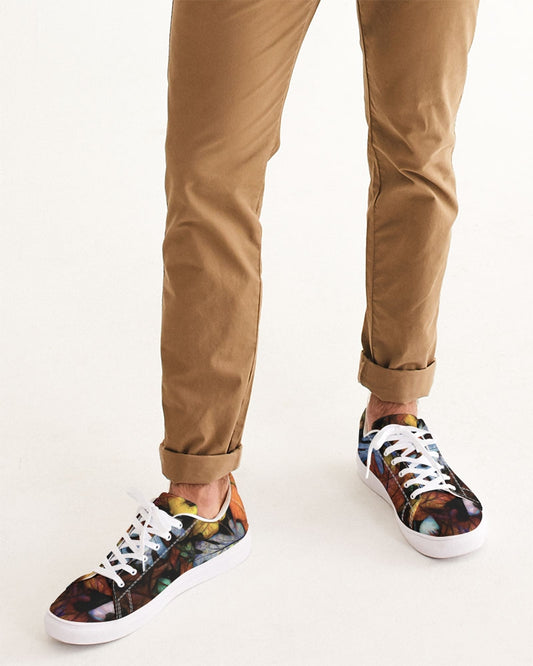 Mid October Leaves Men's Faux-Leather Sneaker