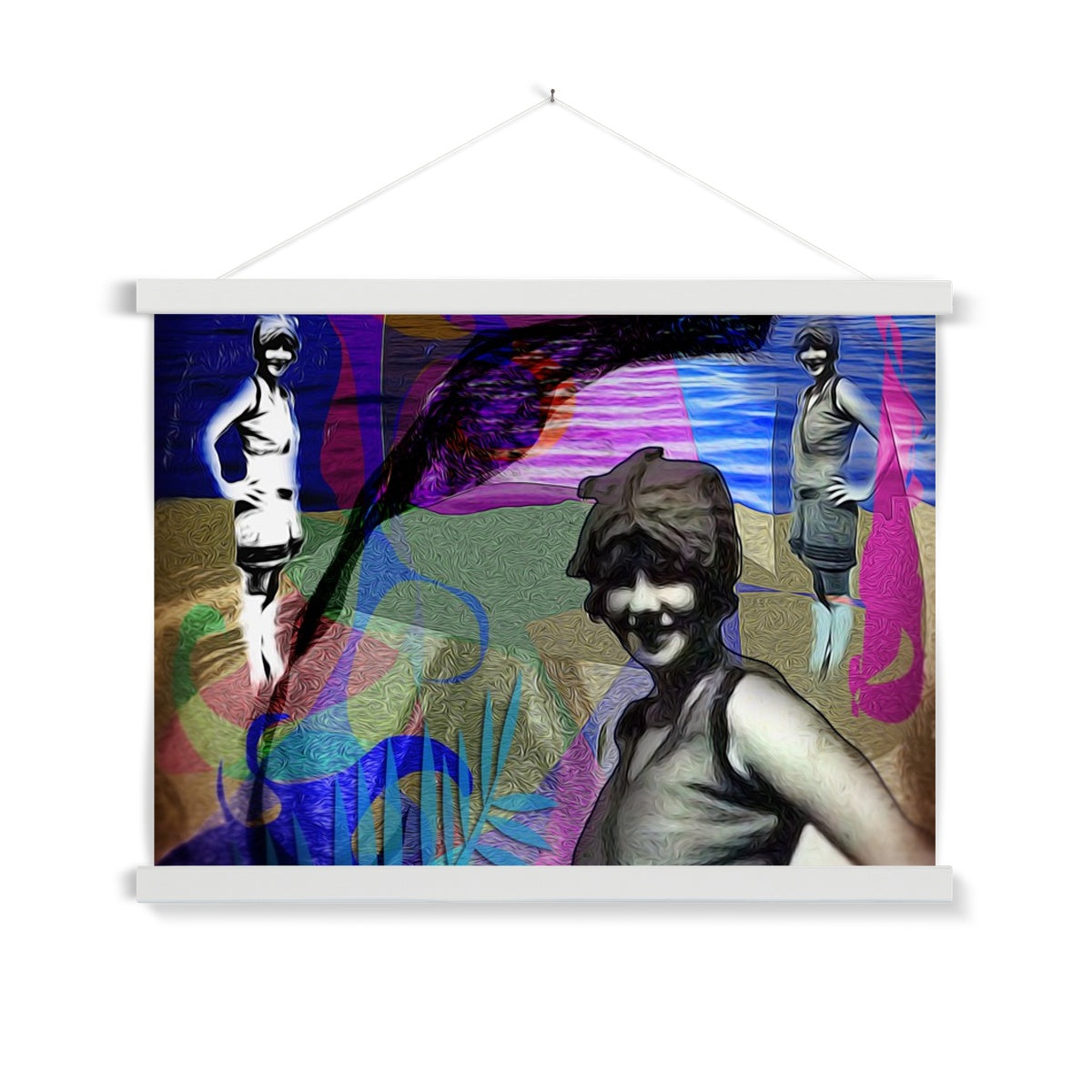 The Swimmer Fine Art Print with Hanger