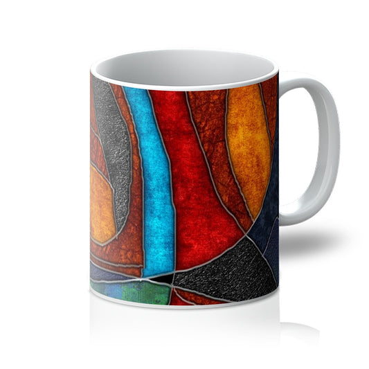 Abstract With Heart Mug