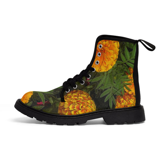 Marigold Garden Women's Canvas Boots