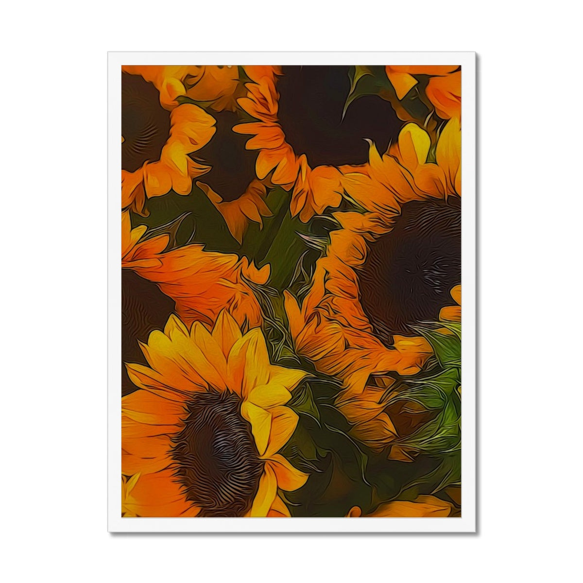 Sunflowers Framed Print