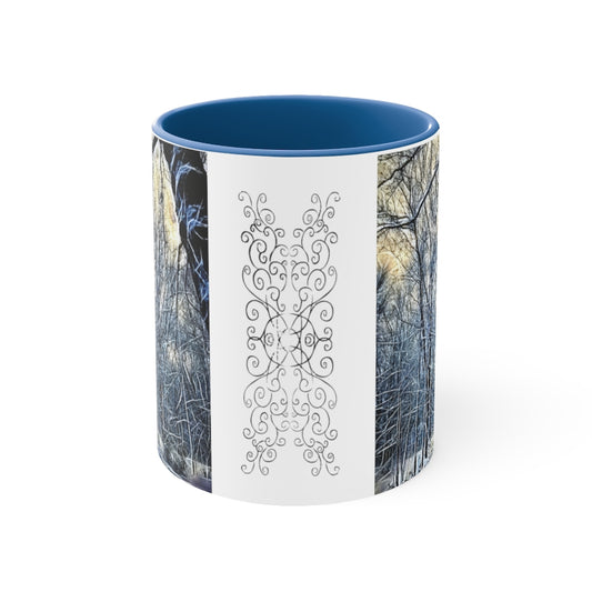 4 Oclock Winter Landscape Accent Coffee Mug, 11oz