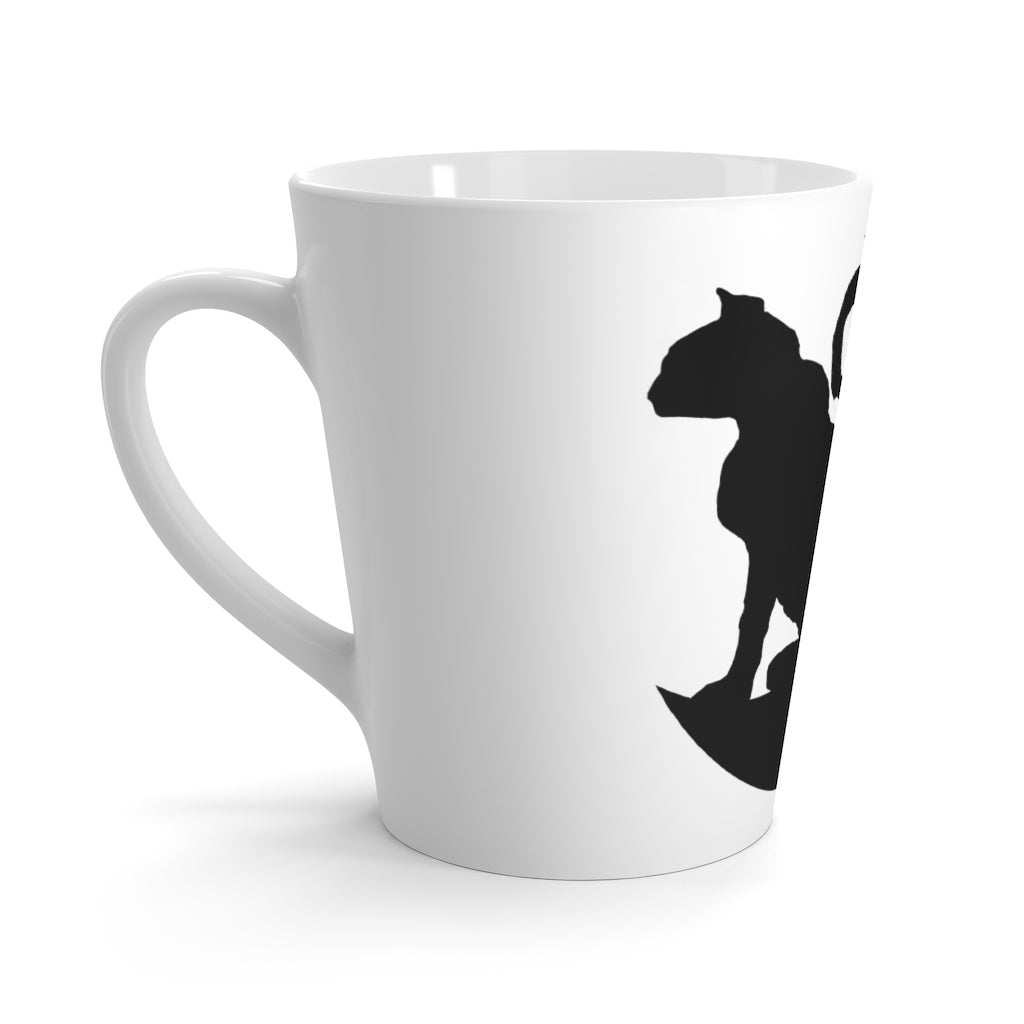 Cat On The Moon Latte Mug