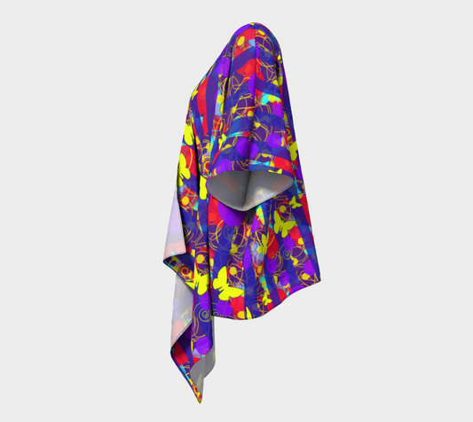 Happy Spring Draped Kimono