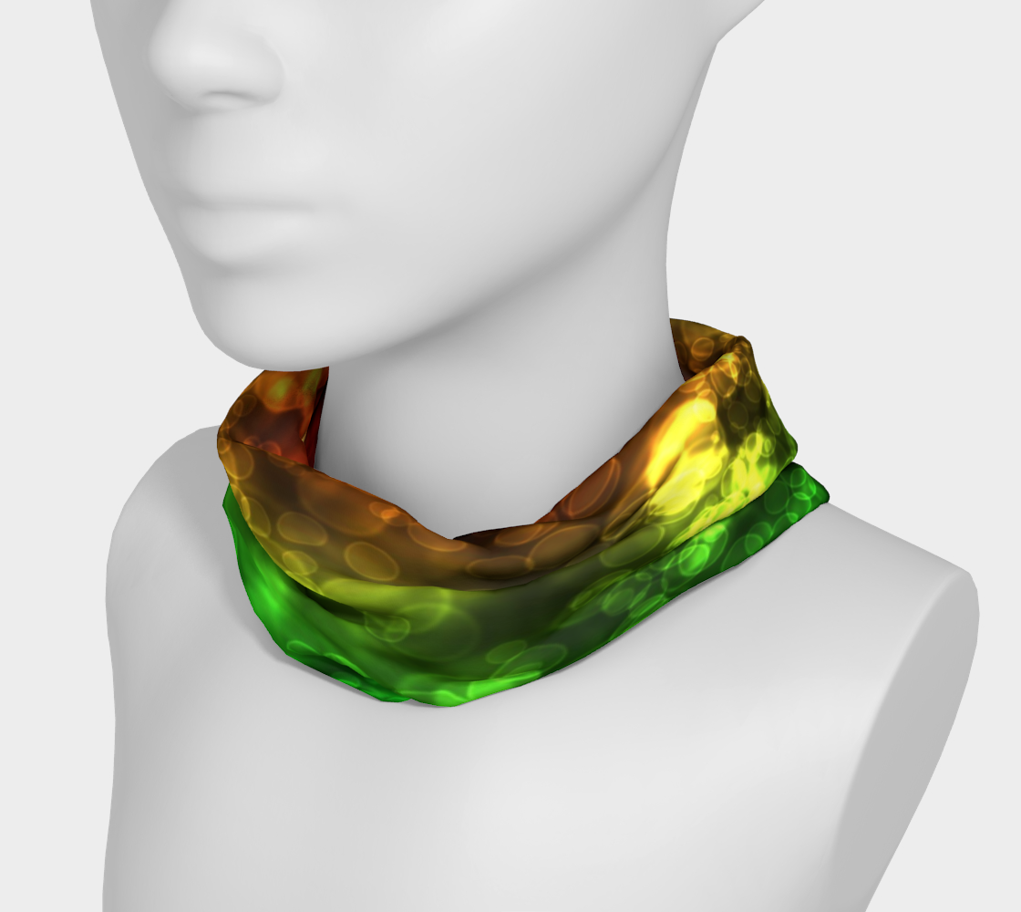 Red Green Bokeh Light Headband