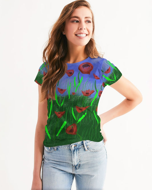 Field Of Poppies Women's Tee