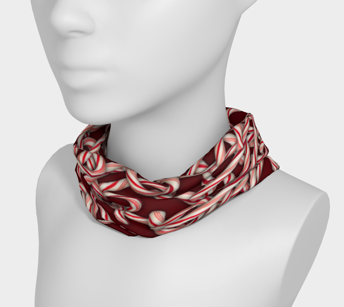 Candy Cane Collage Headband