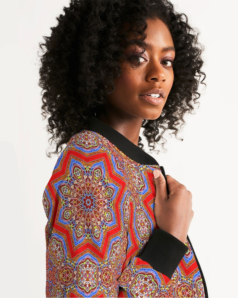Medieval Kaleidoscope Women's Bomber Jacket
