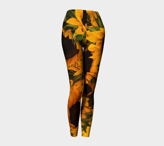 Sunflower Basket Leggings