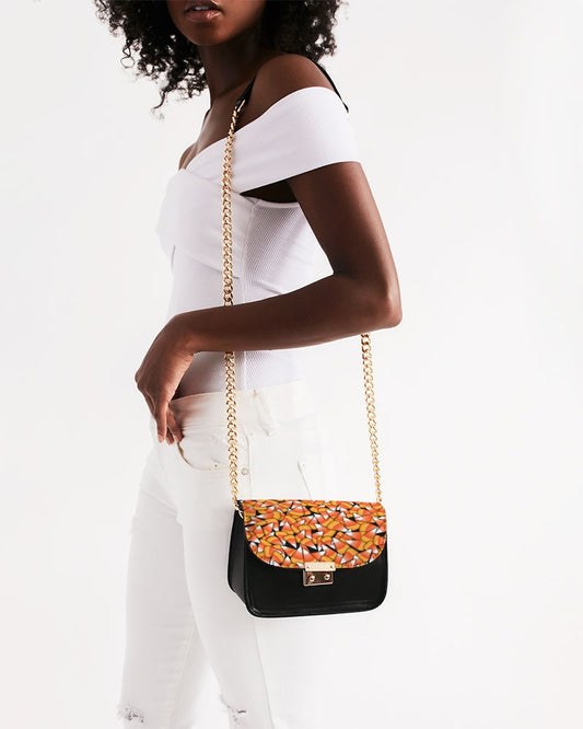 Candy Corn Pattern Small Shoulder Bag
