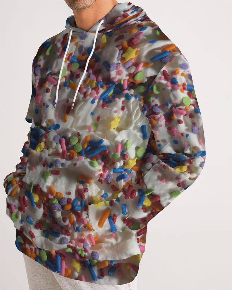 Rainbow Sprinkles On Whipped Cream Men's Hoodie