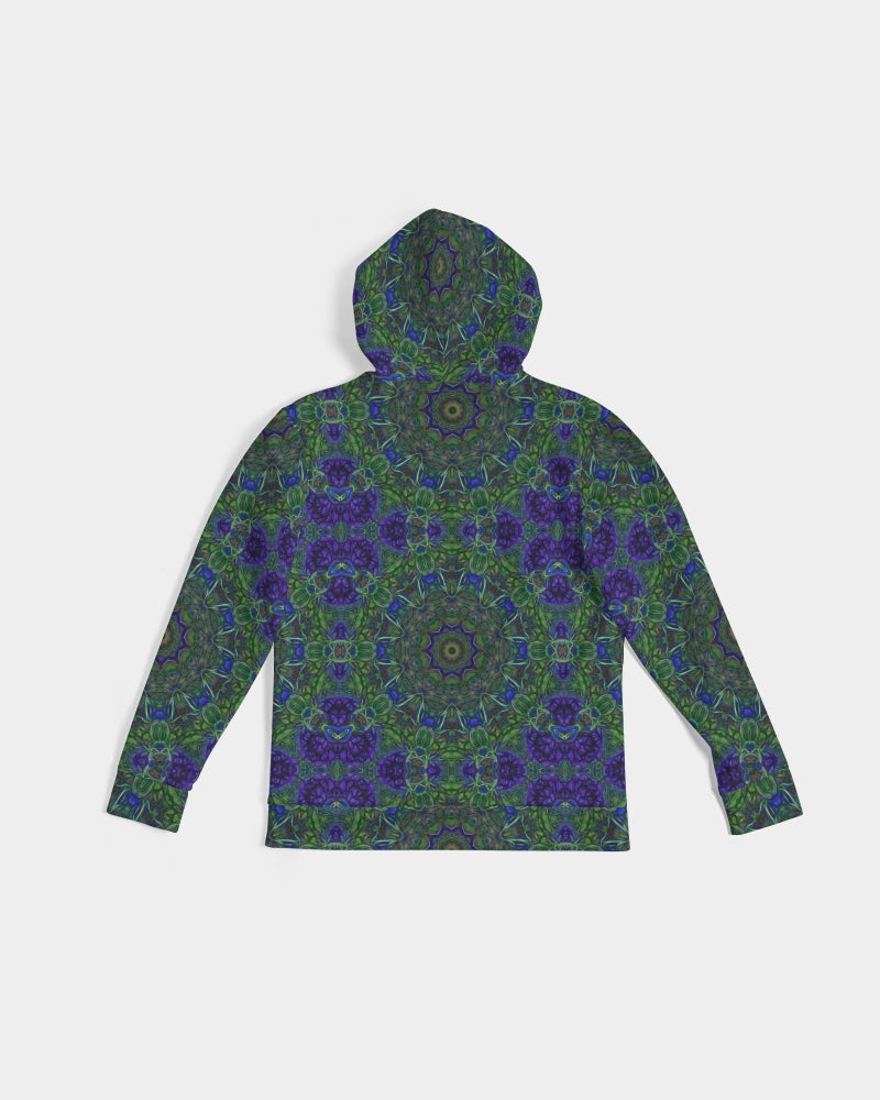 blue Green Ribbon Kaleidoscope Men's Hoodie
