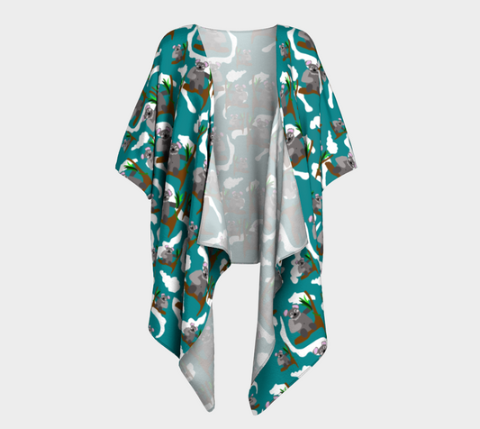 Koala Bears Drapes Kimono