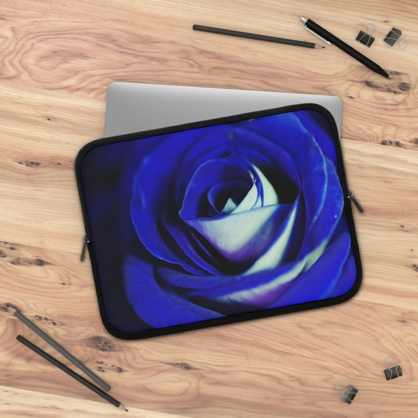 Blue Rose Laptop Sleeve
