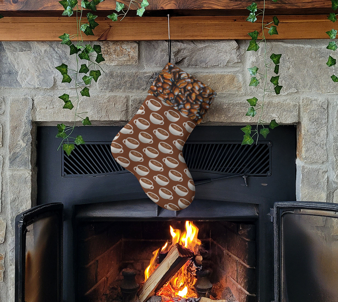 Coffee on Coffee Holiday Stocking