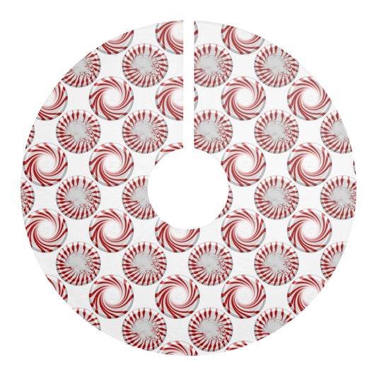 Peppermint Candy Pattern Christmas Tree Skirts