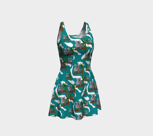 Koala Bears Flare Dress