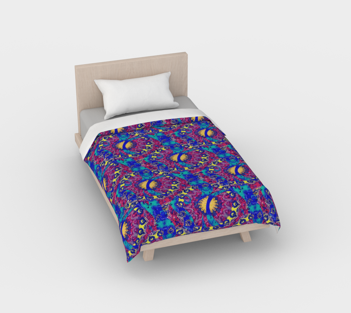 Caribbean Graffiti Duvet Cover