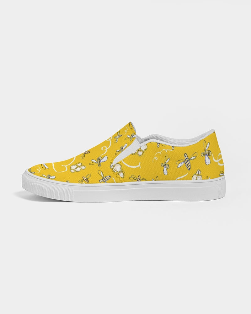 Honey B ees Women's Slip-On Canvas Shoe