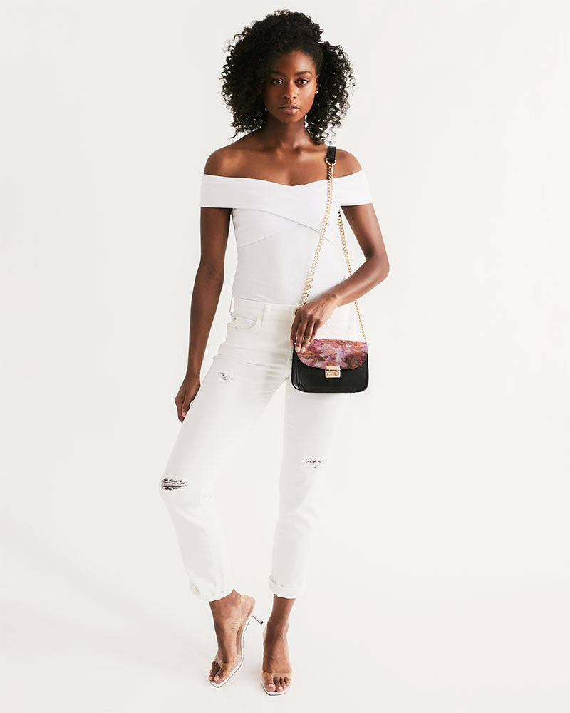 Pink Amaryllis Small Shoulder Bag