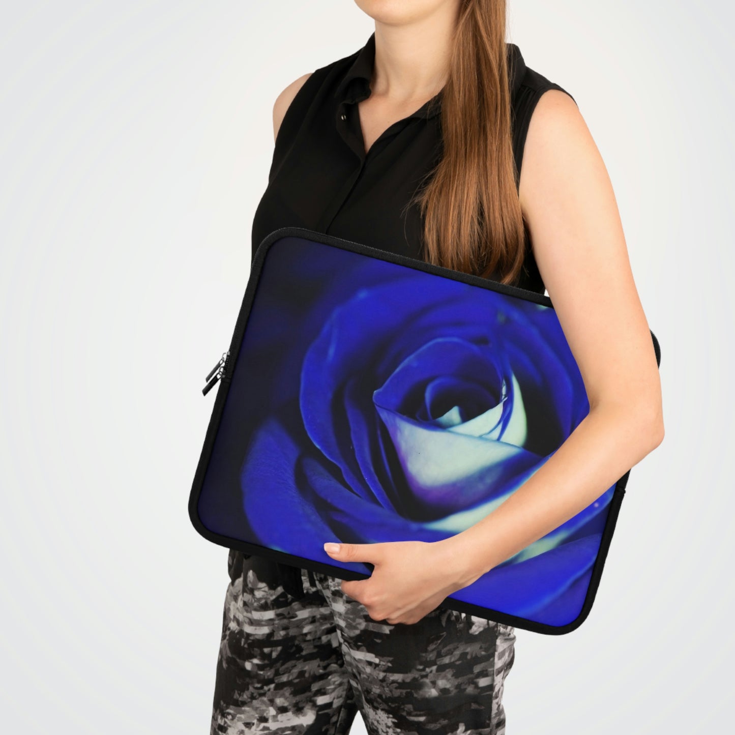 Blue Rose Laptop Sleeve