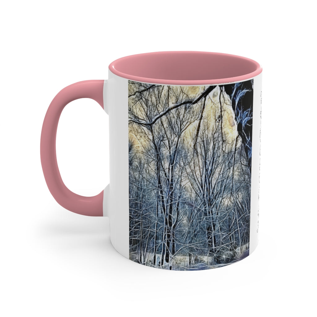 4 Oclock Winter Landscape Accent Coffee Mug, 11oz