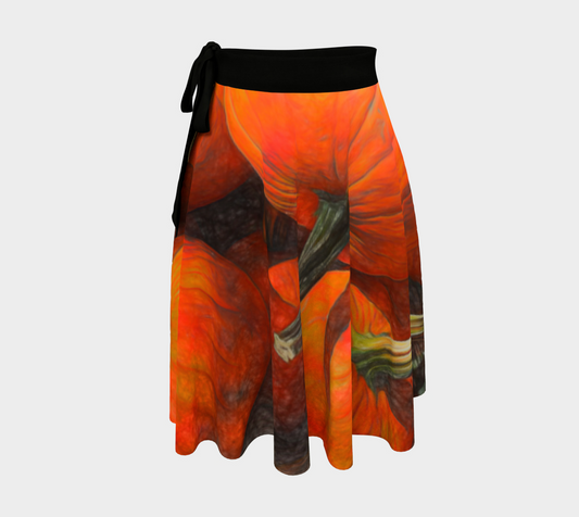 Fall Pumpkin Pile Wrap Skirt