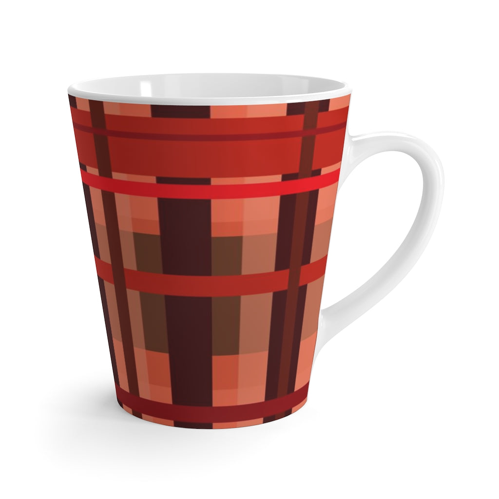 Fall Plaid Latte mug