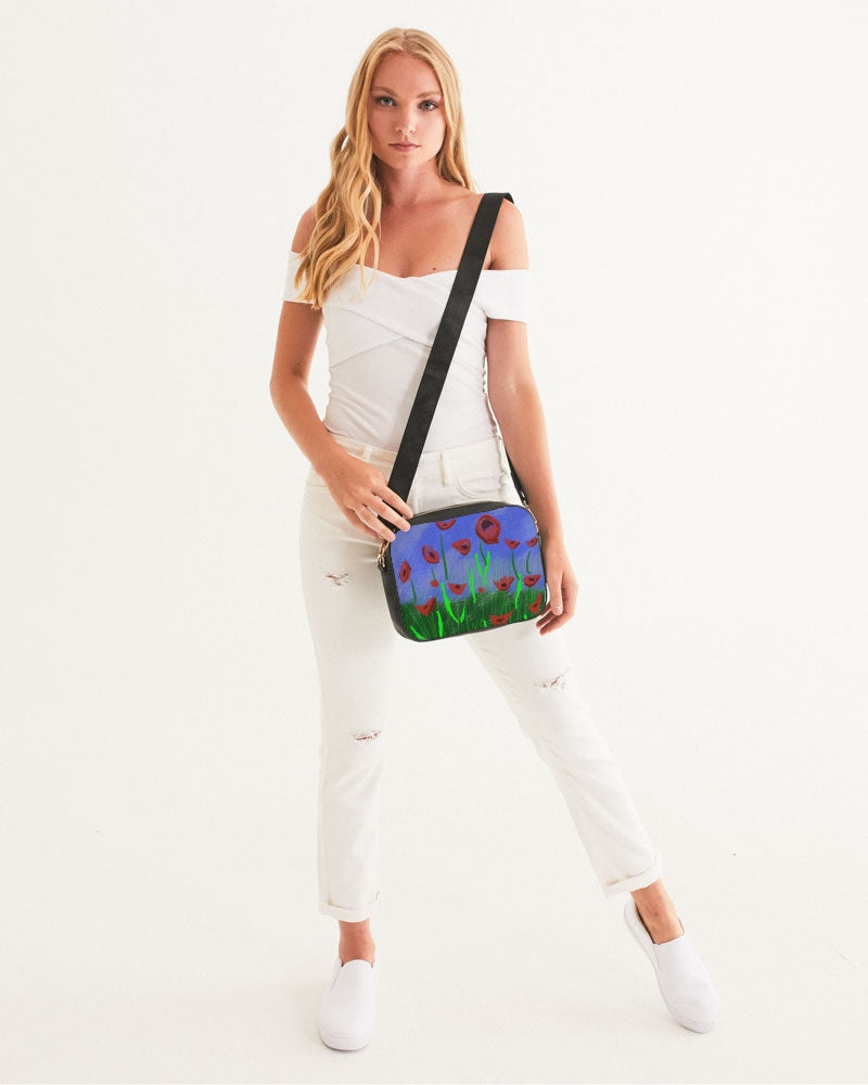 Field Of Poppies Crossbody Bag