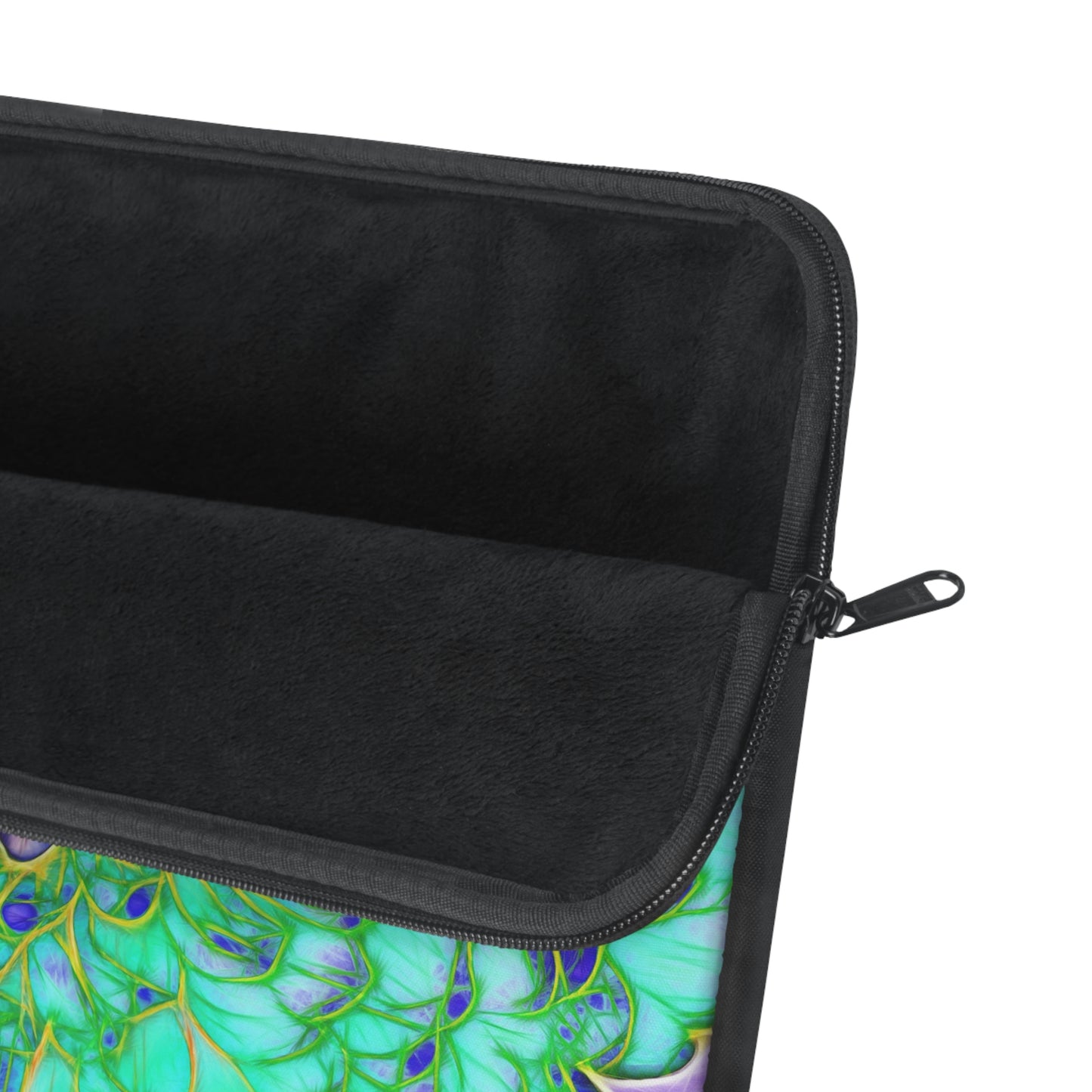 Abstract Peacock Chrysanthemum Laptop Sleeve