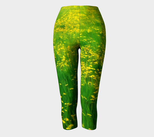 Field of Dandelions Capris
