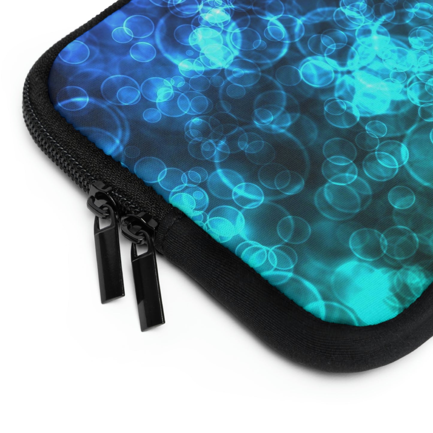 Blue Ocean Bokeh Laptop Sleeve