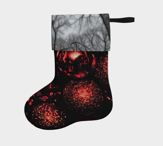 Santa Drawing Christmas Stocking