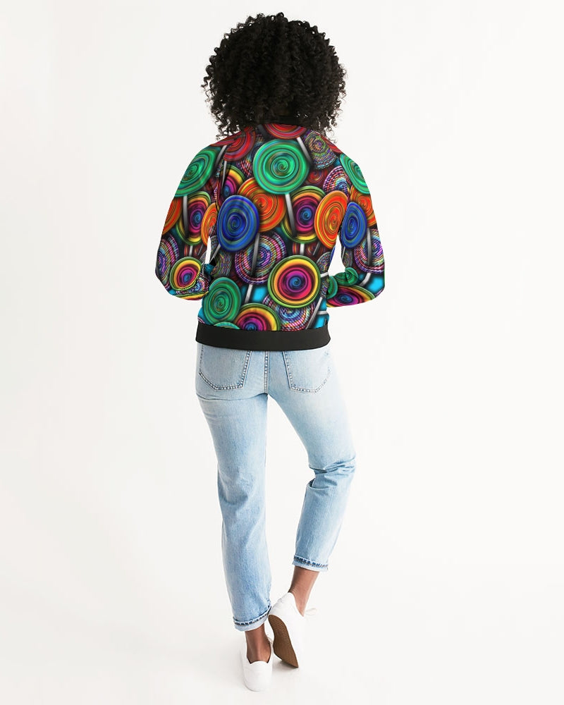 Colorful Lollipops Women's Bomber Jacket