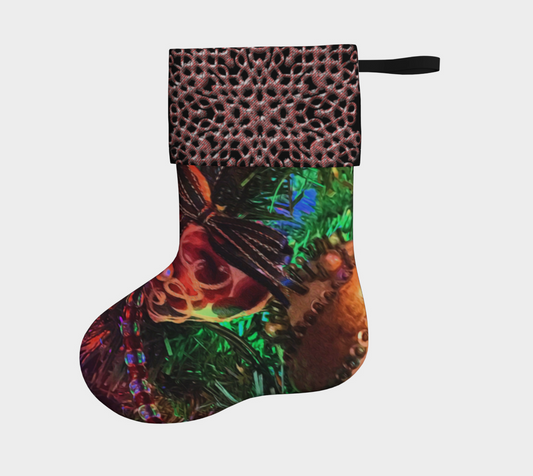 Heart ornament Christmas Stocking