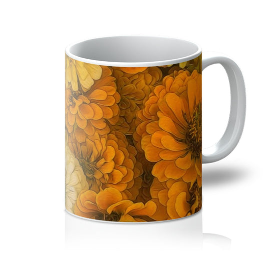 Yellow Zinnias Mug