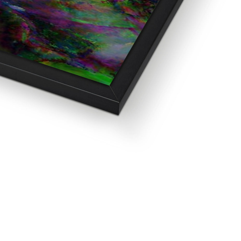 Abstract Pink Carnations Framed Print