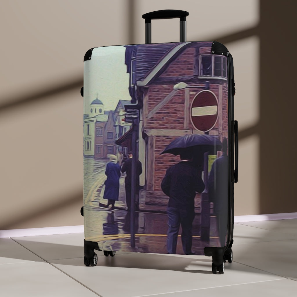 Rainy Day In England Suitcases
